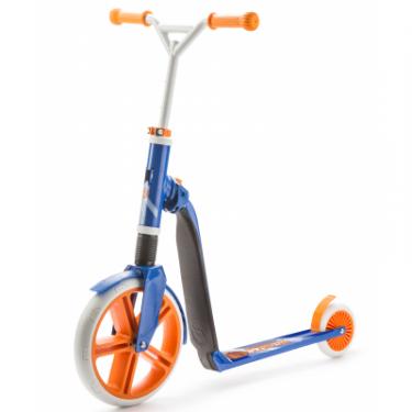 Самокат Scoot&Ride Highwaygangster бело-сине-оранжевый Фото 1