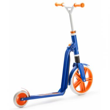 Самокат Scoot&Ride Highwaygangster бело-сине-оранжевый Фото 2