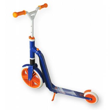 Самокат Scoot&Ride Highwaygangster бело-сине-оранжевый Фото 4