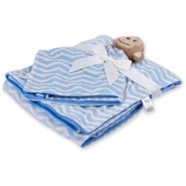 Детское одеяло Luvable Friends в комплекте с салфеткой для мальчиков Фото 1
