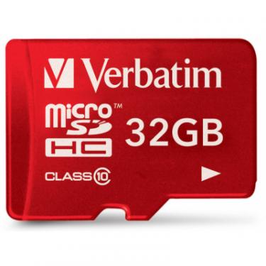 Карта памяти Verbatim 32GB microSDHC class 10 Фото 1