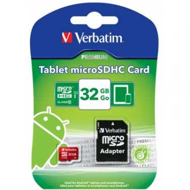 Карта памяти Verbatim 32GB microSDHC class 10 Фото 2