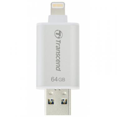 USB флеш накопитель Transcend 64GB JetDrive Go 300 Silver USB 3.1 Фото 3