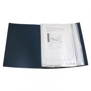 Папка с файлами Axent 100 sheet protectors, blue Фото 1