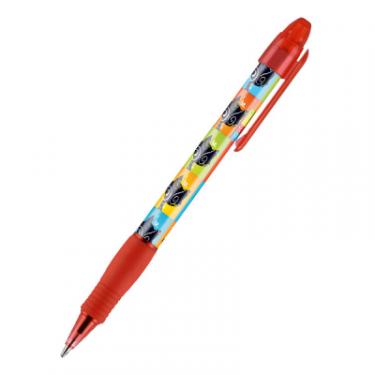 Ручка шариковая Axent retractable Catsline, blue, 28шт Фото