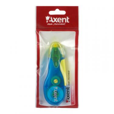 Корректор Axent tape 5мм * 5м, blue-yellow Фото 1