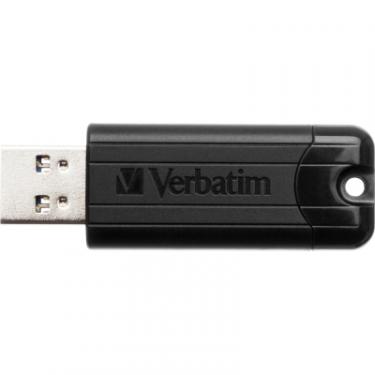 USB флеш накопитель Verbatim 16GB PinStripe Black USB 3.2 Фото 1