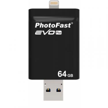 USB флеш накопитель PhotoFast 64GB i-Flashdrive EVO Plus Black USB3.0-microUSB/L Фото 6