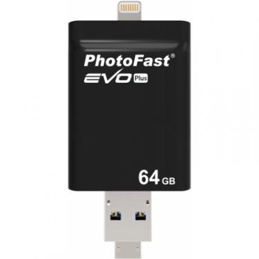 USB флеш накопитель PhotoFast 64GB i-Flashdrive EVO Plus Black USB3.0-microUSB/L Фото 7