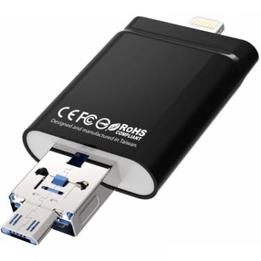 USB флеш накопитель PhotoFast 64GB i-Flashdrive EVO Plus Black USB3.0-microUSB/L Фото 8