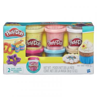 Набор для творчества Hasbro Play-Doh 6 баночек с конфетти Фото