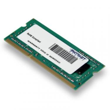 Модуль памяти для ноутбука Patriot SoDIMM DDR3L 4GB 1333 MHz Фото