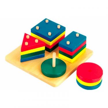 Развивающая игрушка Мир деревянных игрушек Логический квадрат Фото