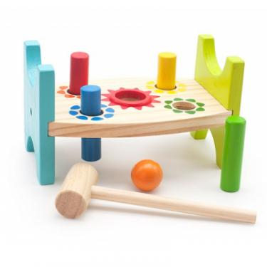 Развивающая игрушка Мир деревянных игрушек Стучалка Шарик и гвоздики Фото