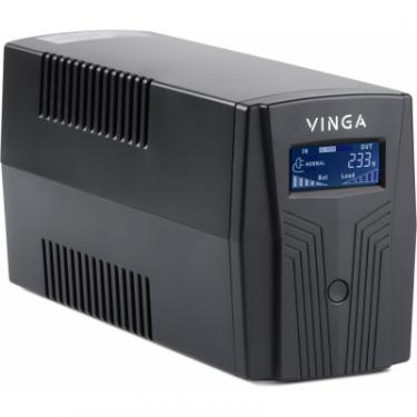 Источник бесперебойного питания Vinga LCD 1200VA plastic case Фото 1