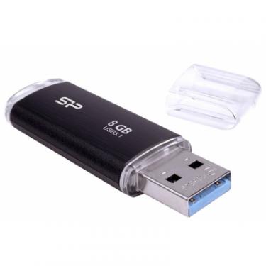 USB флеш накопитель Silicon Power 8GB Blaze B02 Black USB 3.0 Фото 1