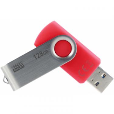 USB флеш накопитель Goodram 128GB UTS3 Twister Red USB 3.0 Фото 1