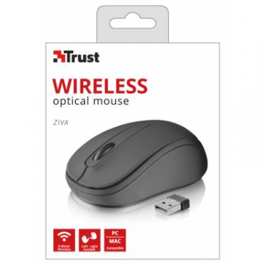 Мышка Trust Ziva wireless compact mouse black Фото 4