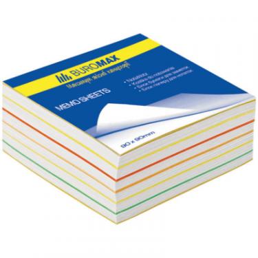 Бумага для заметок Buromax Rainbow 90х90х40мм, unglued Фото