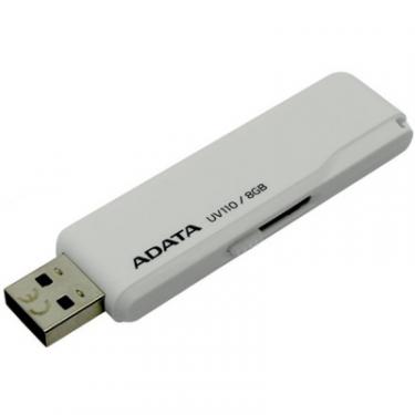 USB флеш накопитель ADATA 8GB DashDrive UV110 White USB 2.0 Фото 2