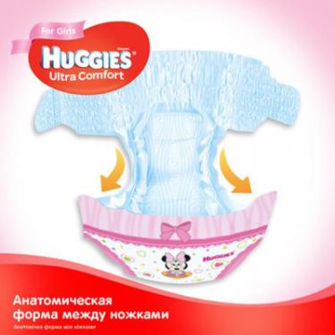 Подгузники Huggies Ultra Comfort 5 Mega для девочек (12-22 кг) 56 шт Фото 5