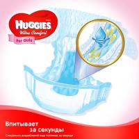 Подгузники Huggies Ultra Comfort 4 Conv для девочек (7-16 кг) 17 шт Фото 2