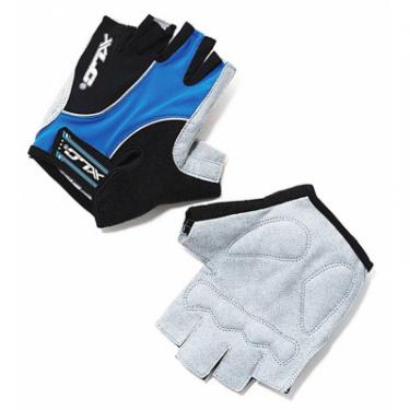 Перчатки для фитнеса XLC CG-S04 Atlantis, сине-серо-черные, L Фото