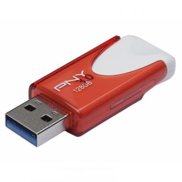 USB флеш накопитель PNY flash 128GB Attache4 Red USB 3.0 Фото 3