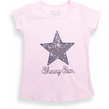 Набор детской одежды Breeze футболка со звездой и юбка в пайетках Фото 1