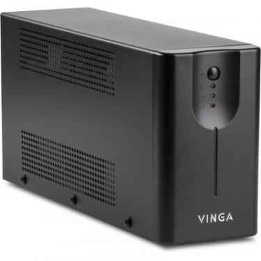 Источник бесперебойного питания Vinga LED 2000VA metall case Фото 1