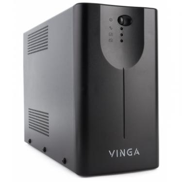 Источник бесперебойного питания Vinga LED 2000VA metall case Фото 4