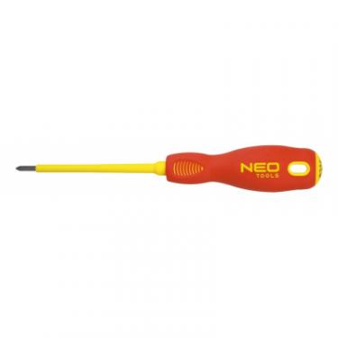 Отвертка Neo Tools хрестова PH1 x 80 мм, (1000 В) CrMo Фото