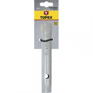Ключ Topex торцевой двухсторонний трубчатый 16 х 17 мм Фото 1