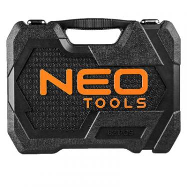 Набор инструментов Neo Tools 82 шт., 1/2", 1/4", CrV Фото 3