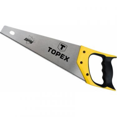Ножовка Topex по дереву, 450 мм, «Акула», 7TPI Фото 1
