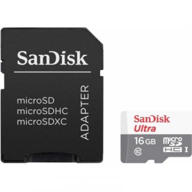 Карта памяти SanDisk 16GB microSD Class 10 UHS-I Ultra Фото