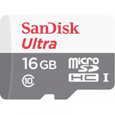 Карта памяти SanDisk 16GB microSD Class 10 UHS-I Ultra Фото 1