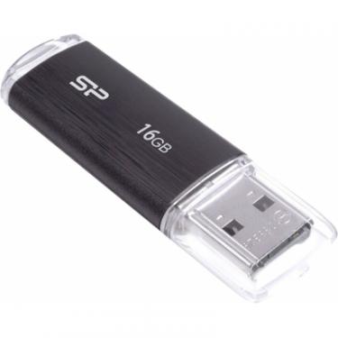 USB флеш накопитель Silicon Power 16GB Ultima U02 Black USB 2.0 Фото 2