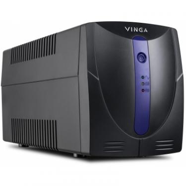 Источник бесперебойного питания Vinga LED 600VA plastic case with USB Фото 5