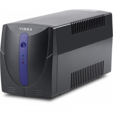 Источник бесперебойного питания Vinga LED 600VA plastic case with USB Фото 6