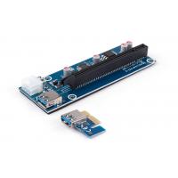 Райзер Vinga PCI-E x1 to 16x 60cm USB 3.0 Cable SATA to 6Pin Po Фото 2