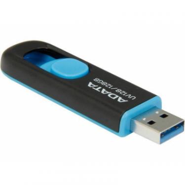 USB флеш накопитель ADATA 128GB UV128 Black/Blue USB 3.1 Фото 4