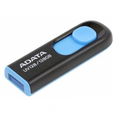 USB флеш накопитель ADATA 128GB UV128 Black/Blue USB 3.1 Фото 6