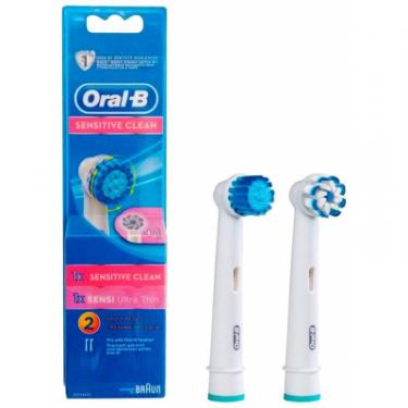 Насадка для зубной щетки Oral-B SensClean EBS17 1шт+ EB60 Ultra Thin 1шт Фото