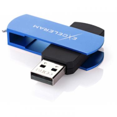 USB флеш накопитель eXceleram 16GB P2 Series Blue/Black USB 2.0 Фото 1