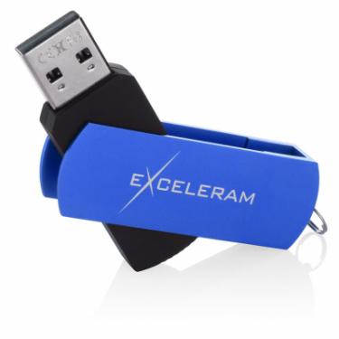 USB флеш накопитель eXceleram 16GB P2 Series Blue/Black USB 2.0 Фото 2