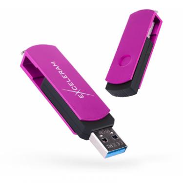 USB флеш накопитель eXceleram 32GB P2 Series Purple/Black USB 3.1 Gen 1 Фото