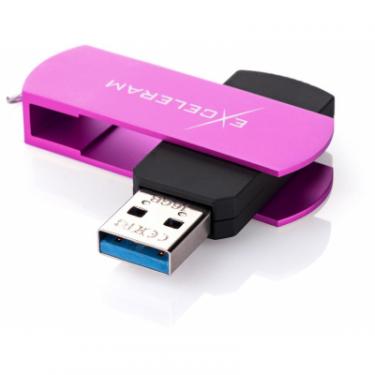 USB флеш накопитель eXceleram 32GB P2 Series Purple/Black USB 3.1 Gen 1 Фото 1