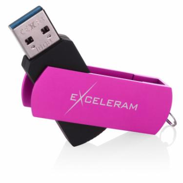 USB флеш накопитель eXceleram 32GB P2 Series Purple/Black USB 3.1 Gen 1 Фото 2