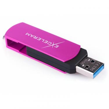 USB флеш накопитель eXceleram 32GB P2 Series Purple/Black USB 3.1 Gen 1 Фото 4
